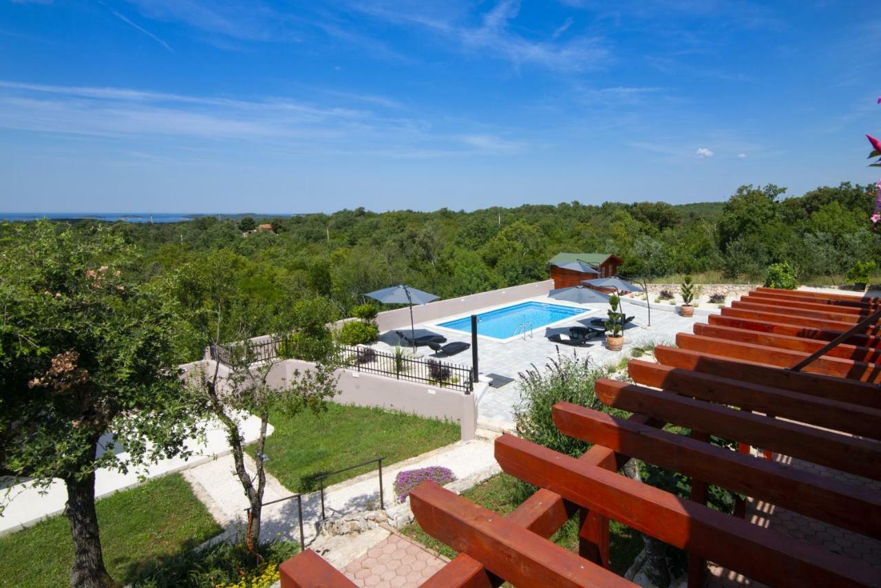 Meerblick Ferienhaus Julian nahe Rovinj Exterior foto